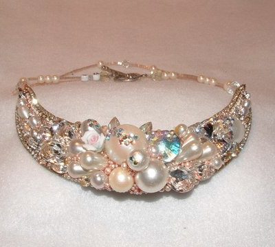 Bridal Collar by renowned Fashion Jewelry Designer Wendy Gell